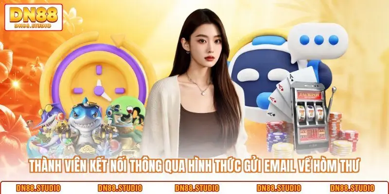 Thành viên kết nối thông qua hình thức gửi email về hòm thư