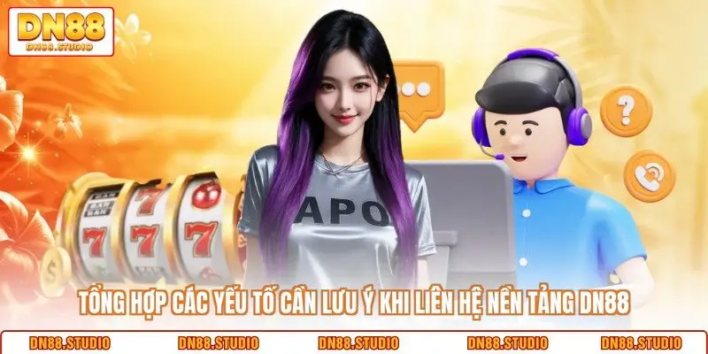 Tổng hợp các yếu tố cần lưu ý khi liên hệ nền tảng DN88
