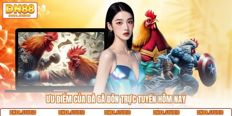 Ưu điểm của đá gà đòn trực tuyến hôm nay