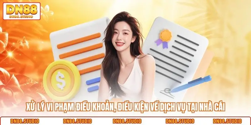 Xử lý vi phạm điều khoản, điều kiện về dịch vụ tại nhà cái
